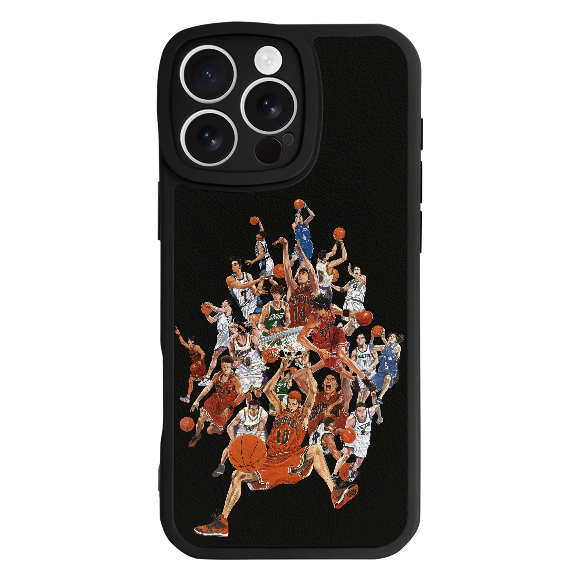 （画像用） SLAM DUNK／スラムダンク 【iPhone 16シリーズ対応】シリコンスマホケース（レザー調） 材質：シリコン